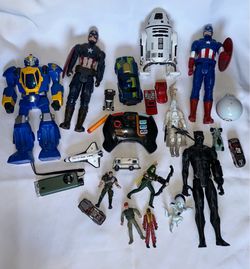 Random Assortment of Toys and Figures