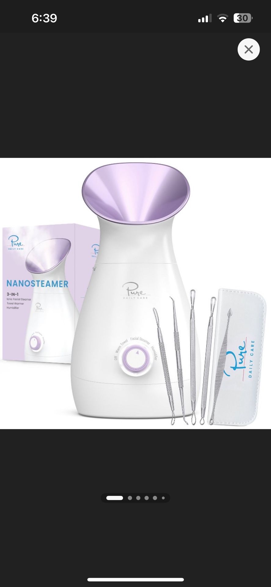 3-IN-1 NANO-STEAMER (By: Pure Daily Care)