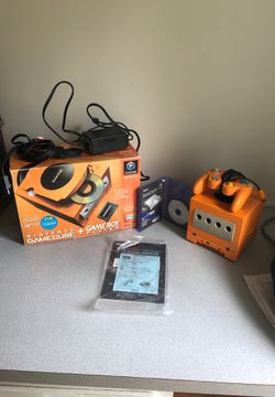 træfning Syge person på den anden side, Nintendo Orange Spice GameCube + GameBoy Player for Sale in Bellevue, WA -  OfferUp