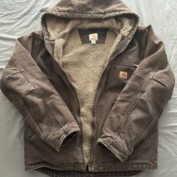 Carhartt Sierra Sherpa-Lined Hooded Jacket