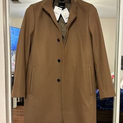 Theory Men’s Belvin Wool Coat - Camel