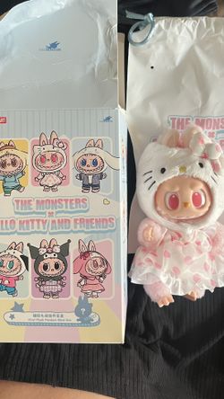 The Monsters x Hello Kitty Labubu Hello kitty