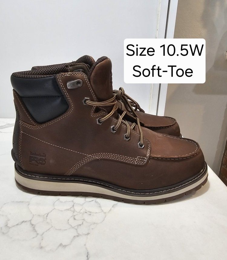 Timberlands Pro Soft Toe Work Boots Size 10.5 