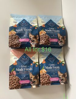 BLUE Love Made Fresh Small Breed Adult Refrigerated Dog Food, Chicken Meatball 1lb Pouch