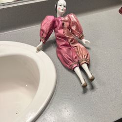 Glass Clown Doll