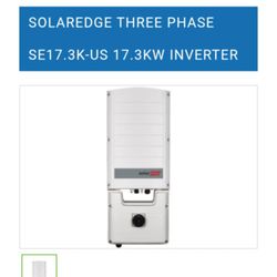 Solaredge Three Phase SE17.3K- US 17.3KW INVEERTER