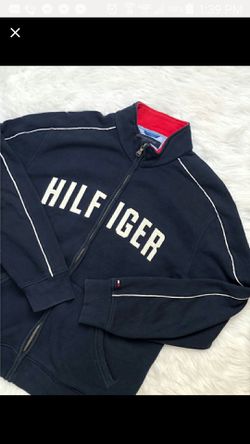 Men's TOMMY HILFIGER zip up sweatshirt LARGE