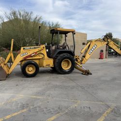 1997 John Deere 410E Backhoe 