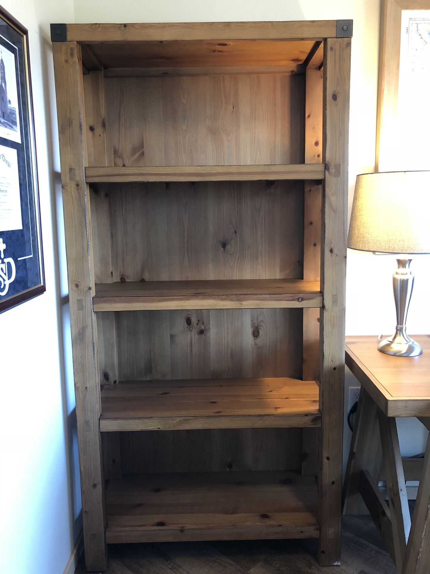 Pottery barn Hendrix bookcase.
