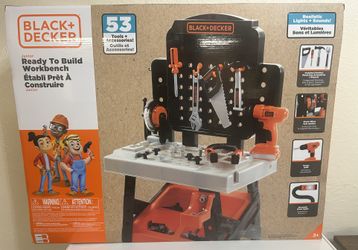 Black+Decker Ready to Build Workbench Tool Toy Set
