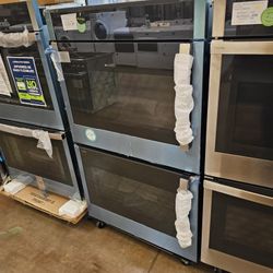 30 Inch Wide Stainless Steel Double Wall Oven Ge Profile