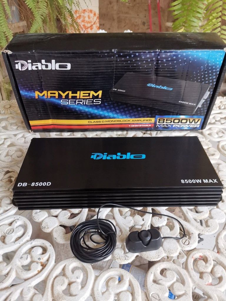 Diablo 8500 Watts Competition Car Amp Good Condition $150firm