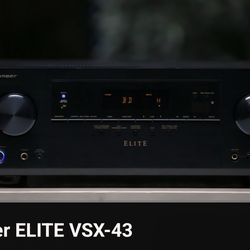 PIONEER ELITE VSX-43 SURROUND SOUND RECEIVER