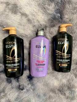3 for $20 L'Oréal Elvive Conditioners (28 oz & 26.5 oz Pump Bottles) - Brand New