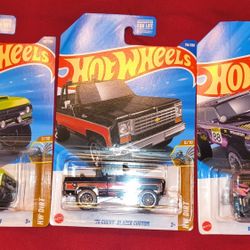 80's Rule! Hotwheels Monster Truck Toy Vehicle Bundle 