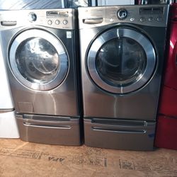 L/G Front Load Washer And Dryer Set Both Works Good 💯