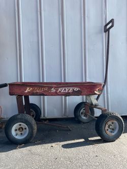 Lifted Radio Flyer Wagon
