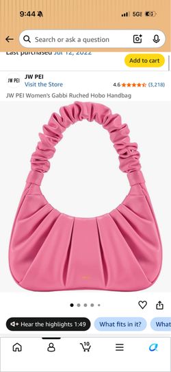 JW PEI PINK PURSE
