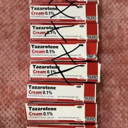 Tazarotene Cream 0.1% Brand New, Sealed 