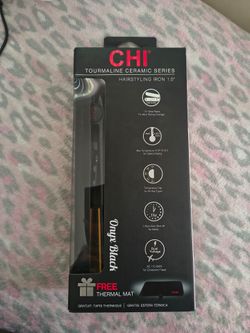 Band new CHI TOURMALINE CERAMIC SERIES HAIRSTYING IRON 1.5