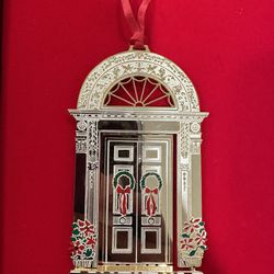 1987 White House Ornament - 24k Gold Finish