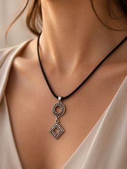 Vintage Silver Necklace from Spain