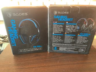 Gaming headset ps4 xbox one pc switch