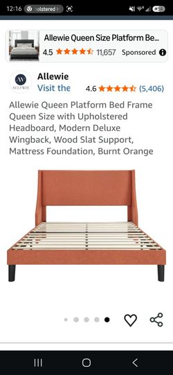Allewie Queen Platform Bed Frame