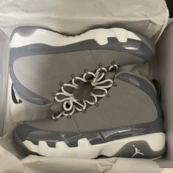 Jordan Cool Grey 9s Size 12