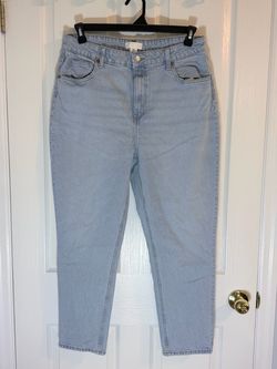 H&M Light Wash High-Rise Jeans