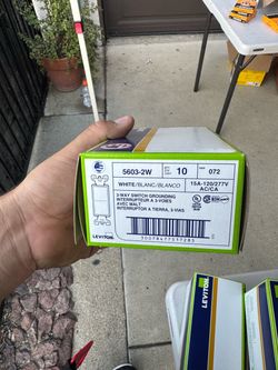 Leviton 3-Way Switch White 10-Pack
