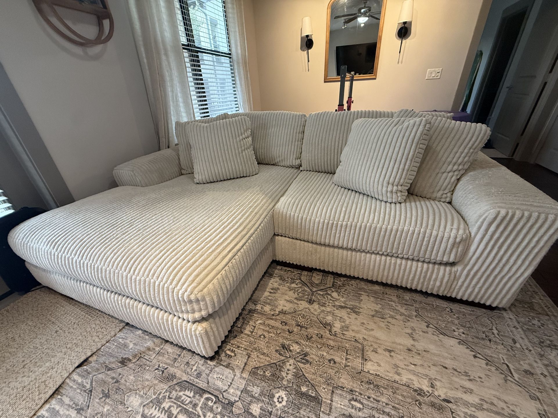 Beige Sofa Couch