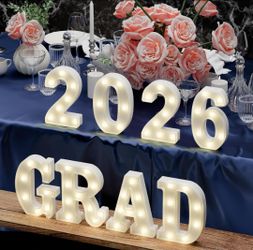 GRAD 2026 Number Display with Lights