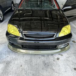 2000 Honda Civic Complete Front End With Kevlar Lip