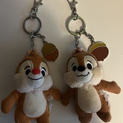Chip and dale keychains