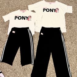 My Little Pony Mom And Daughter Matching T-Shirts And Cropped Pants Size M