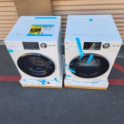 GE Profile Front Load Washer And Electric Dryer 24 Inchs 