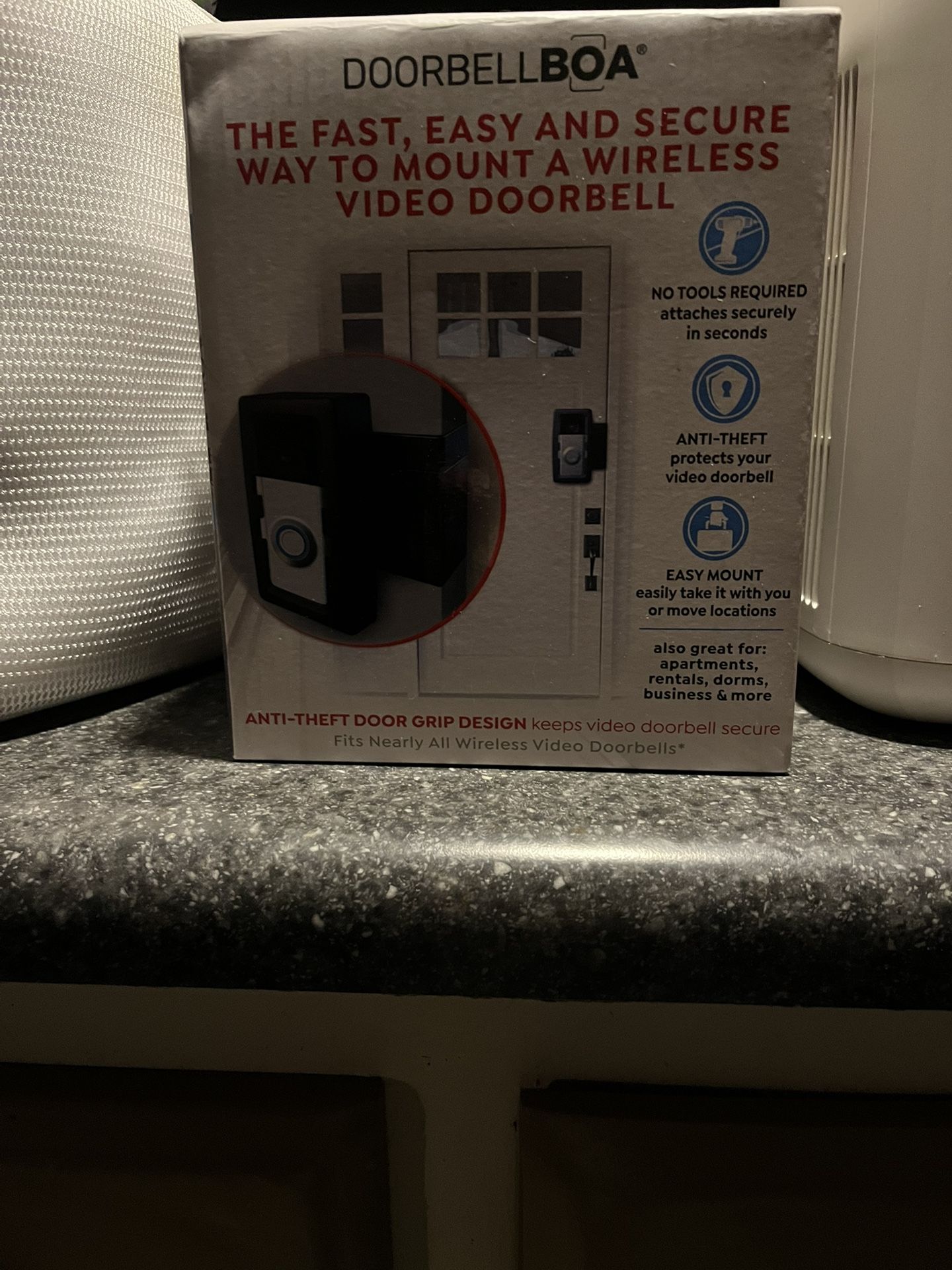 Doorbell BOA Wireless Video Doorbell Door Mount