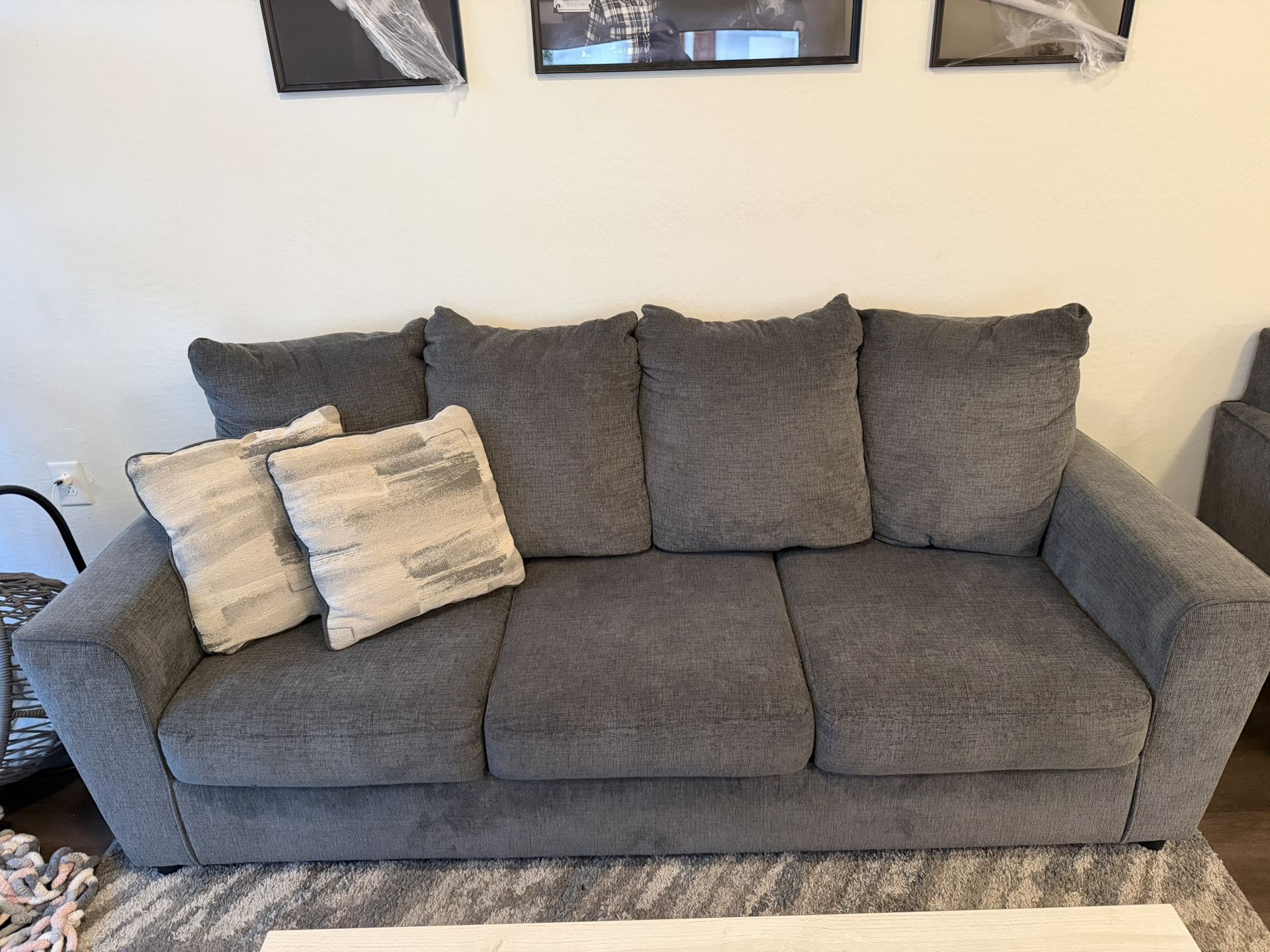 Couch, Chair & Ottoman