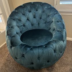 Ocean Blue Accent Chair