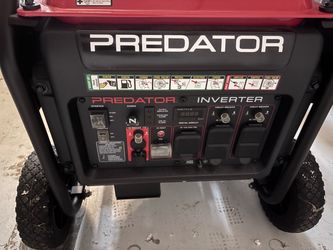 Predator 8750 Watt open-frame inverter generator - with cover