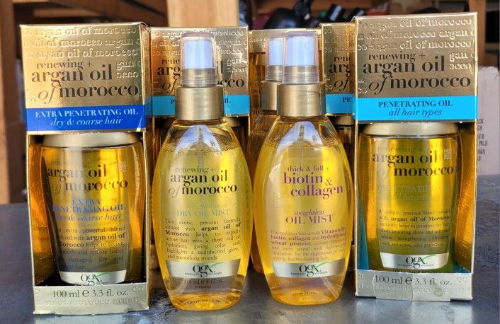 Argan Oil Of Morocco / Biotin Collegan ( 2 for $12 )