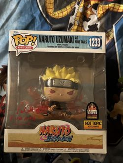 Funko Pop! LACC Con Naruto Nine Tails Paul St. Peter Signed Not Authenticated- NO TRADES-NO OFFERS- PRICE FIRM
