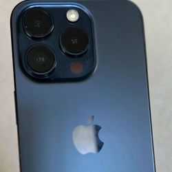 Apple iPhone 15 Pro 256GB - Blue Titanium – Excellent Condition – Cases Included – Spectrum (Unlock Immediately After Payoff)