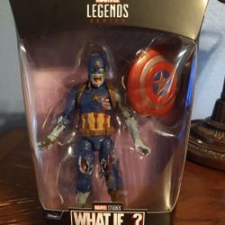 Marvel Legends Disney 6" Action Figure What If Collectible Zombie Captain America 