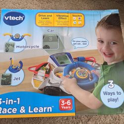 V-Tech 3 In 1 Race & Learn