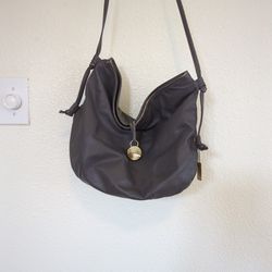 Vintage Gray Letisse Slouchy Crossbody Bag