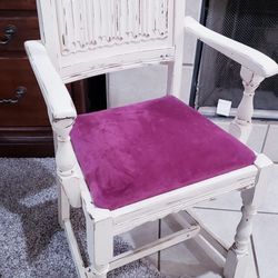 Specialty Rustic All Wood Little Girls Chair 21in x 17in x 34in