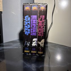 STAR WARS OG TRILOGY VHS