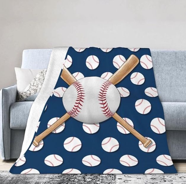 Throw Blankets for Couch Bed Sofa All Season Gift (Black9, 60"x50")